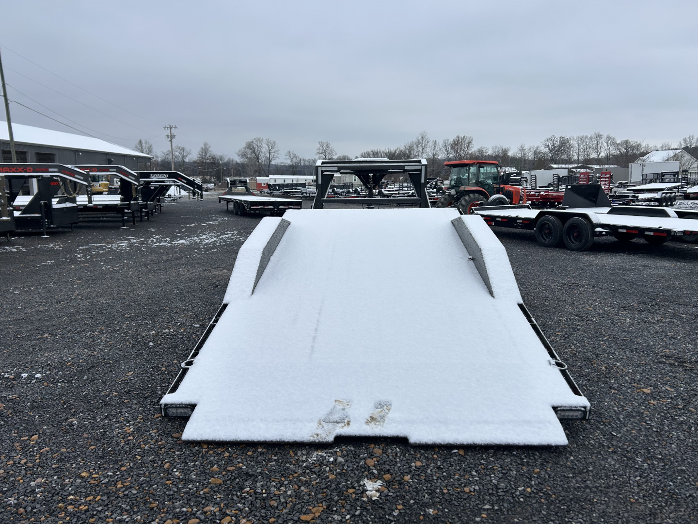 Used 2023 MAXXD 102"x24' 16k Gravity Tilt Gooseneck Trailer