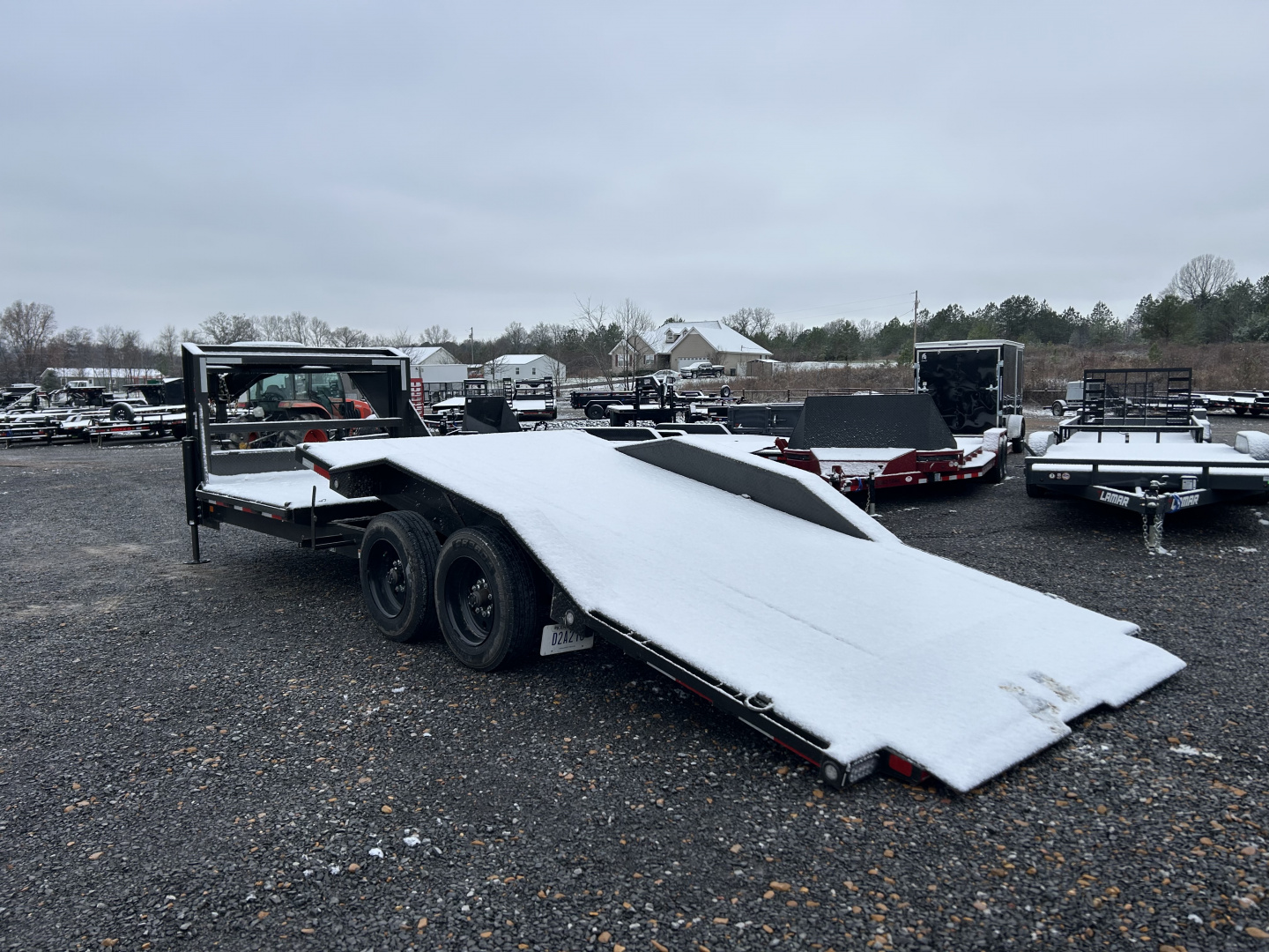 Used 2023 MAXXD 102"x24' 16k Gravity Tilt Gooseneck Trailer