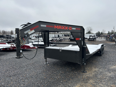 Used 2023 MAXXD 102"x24' 16k Gravity Tilt Gooseneck Trailer