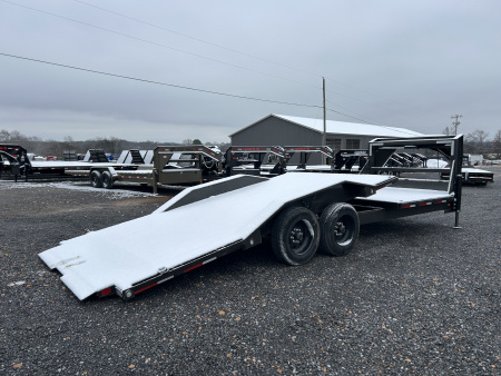 Used 2023 MAXXD 102"x24' 16k Gravity Tilt Gooseneck Trailer