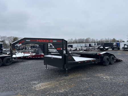 Used 2023 MAXXD 102"x24' 16k Gravity Tilt Gooseneck Trailer