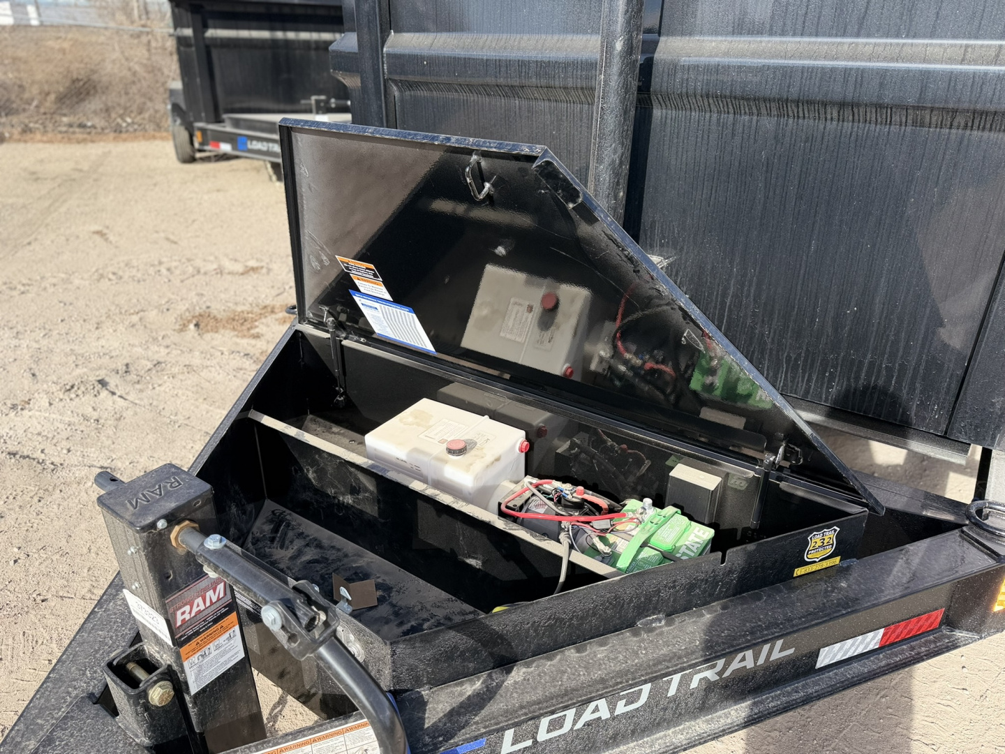 New 2026 Load Trail 7-14-4H Dump 7 Gauge Floor 7K Axles