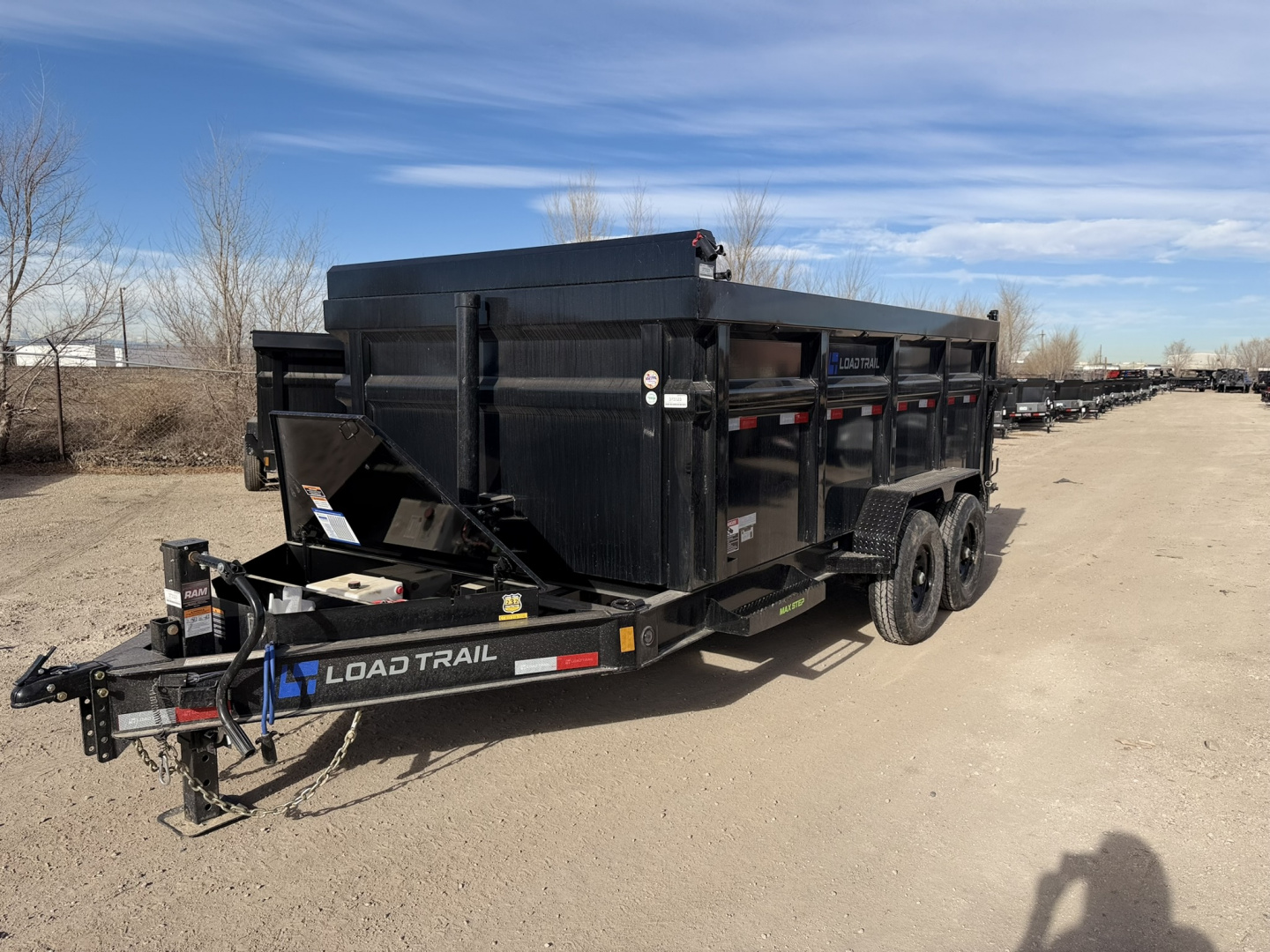 New 2026 Load Trail 7-14-4H Dump 7 Gauge Floor 7K Axles