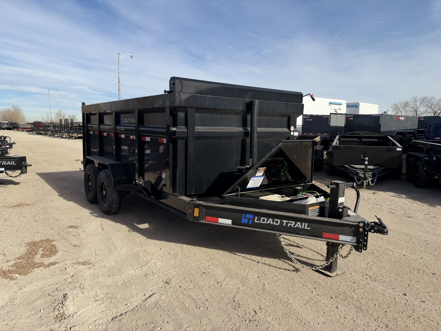 New 2026 Load Trail 7-14-4H Dump 7 Gauge Floor 7K Axles