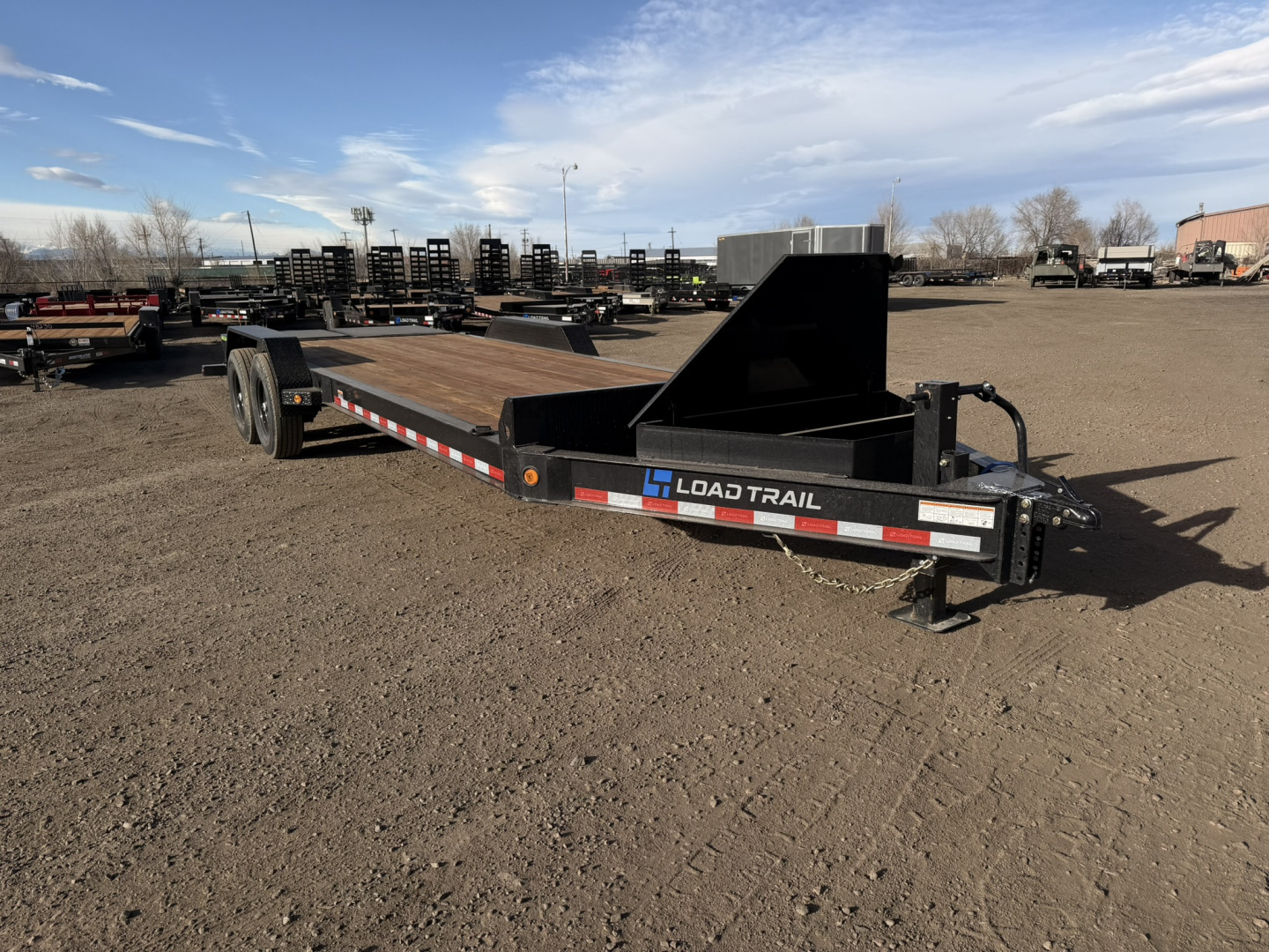 New 2026 Load Trail 7-HD22 I-Beam Equipment Hauler W/ Max Ramps 14ply Tires 14K GVWR