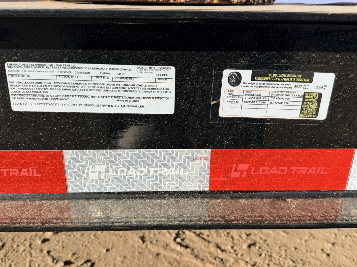 New 2026 Load Trail 7-HD22 I-Beam Equipment Hauler W/ 14ply Tires14K GVWR