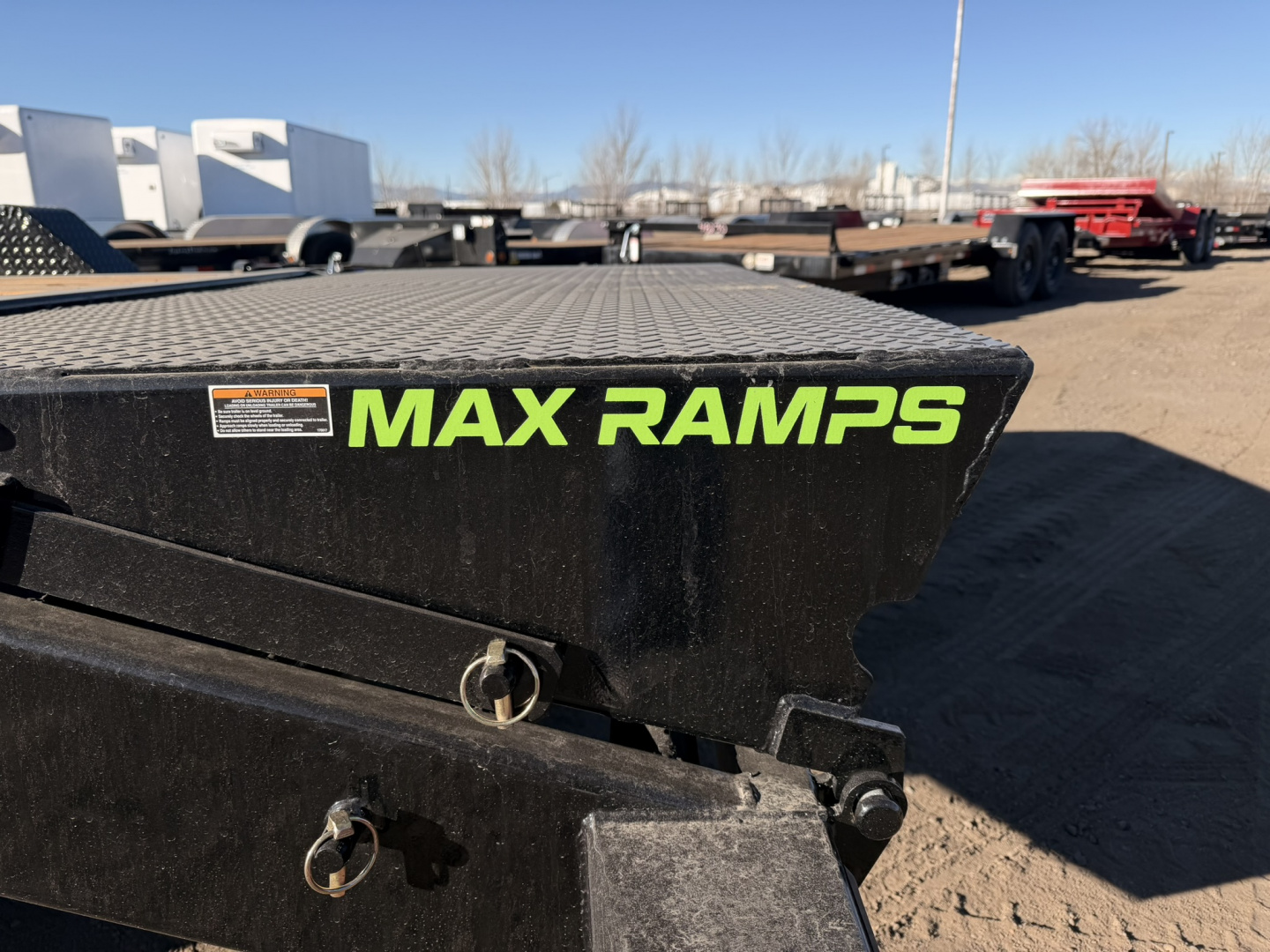 New 2026 Load Trail 7-HD22 I-Beam Equipment Hauler W/ Max Ramps 14ply Tires 14K GVWR