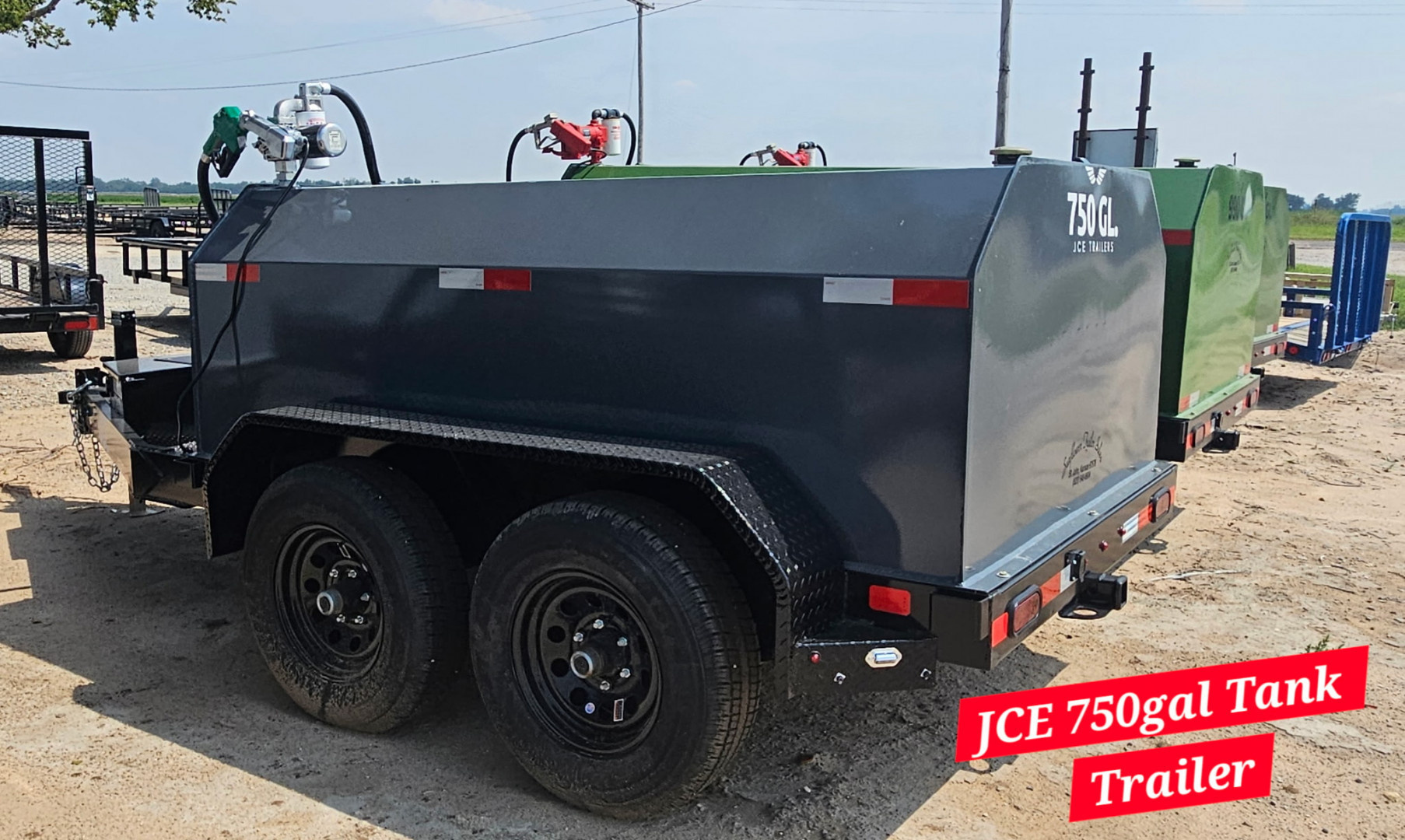 New 2026 JCE 750 GAL Fuel Tank Trailer
