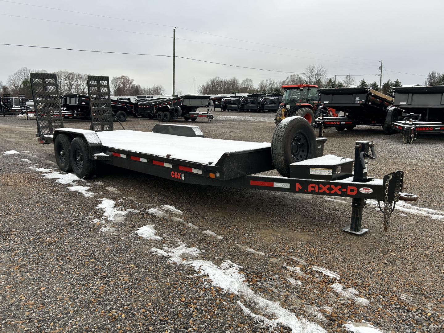 Used 2023 MAXXD 83"x22' 14k Equipment Trailer
