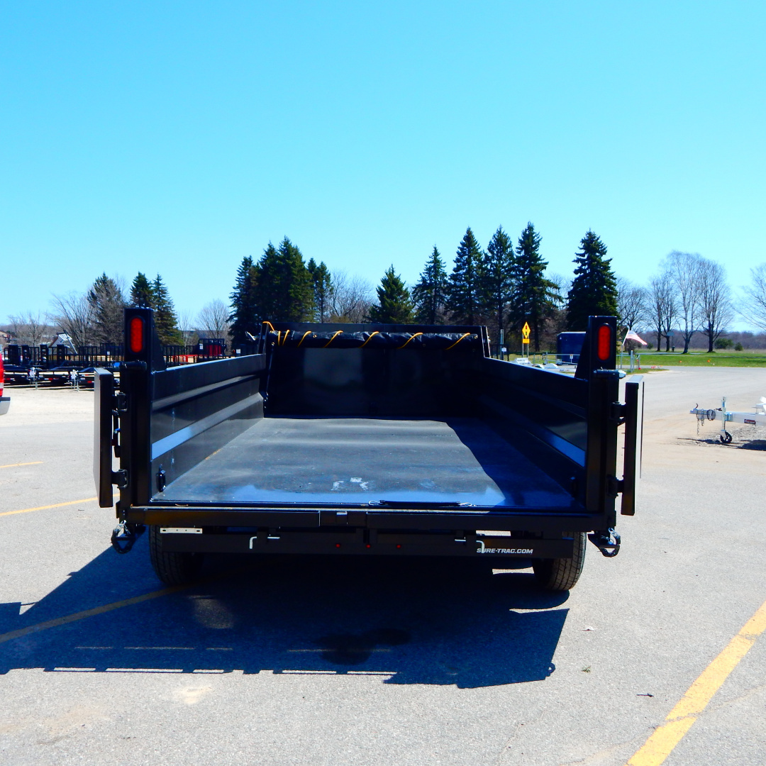 New 2026 Sure-Trac 7x14 14k Telescopic Dump Trailer