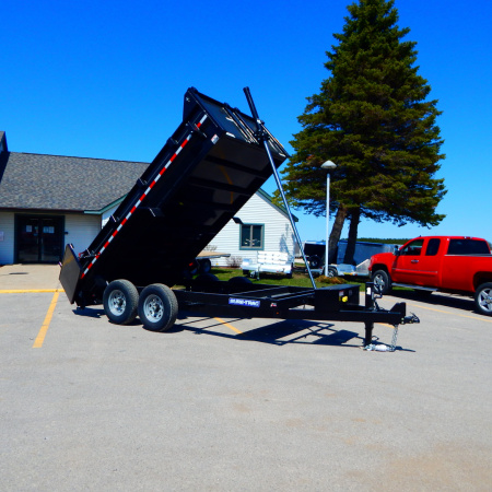New 2026 Sure-Trac 7x14 14k Telescopic Dump Trailer