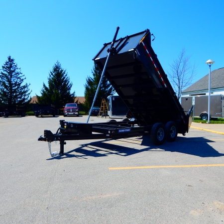 New 2026 Sure-Trac 7x14 14k Telescopic Dump Trailer