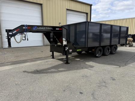 New 2025 Load Trail 16' Triaxle Roll Off / (2) 19 Yard Tubs