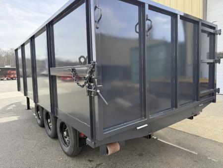 New 2025 Load Trail 16' Triaxle Roll Off / (2) 19 Yard Tubs