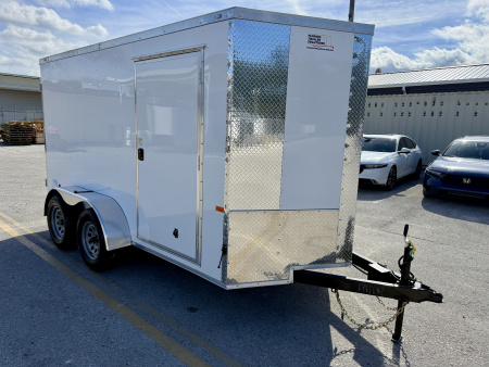 New 2026 Rock Solid Cargo 6x12 Double Rear Doors 7K Cargo / Enclosed Trailer