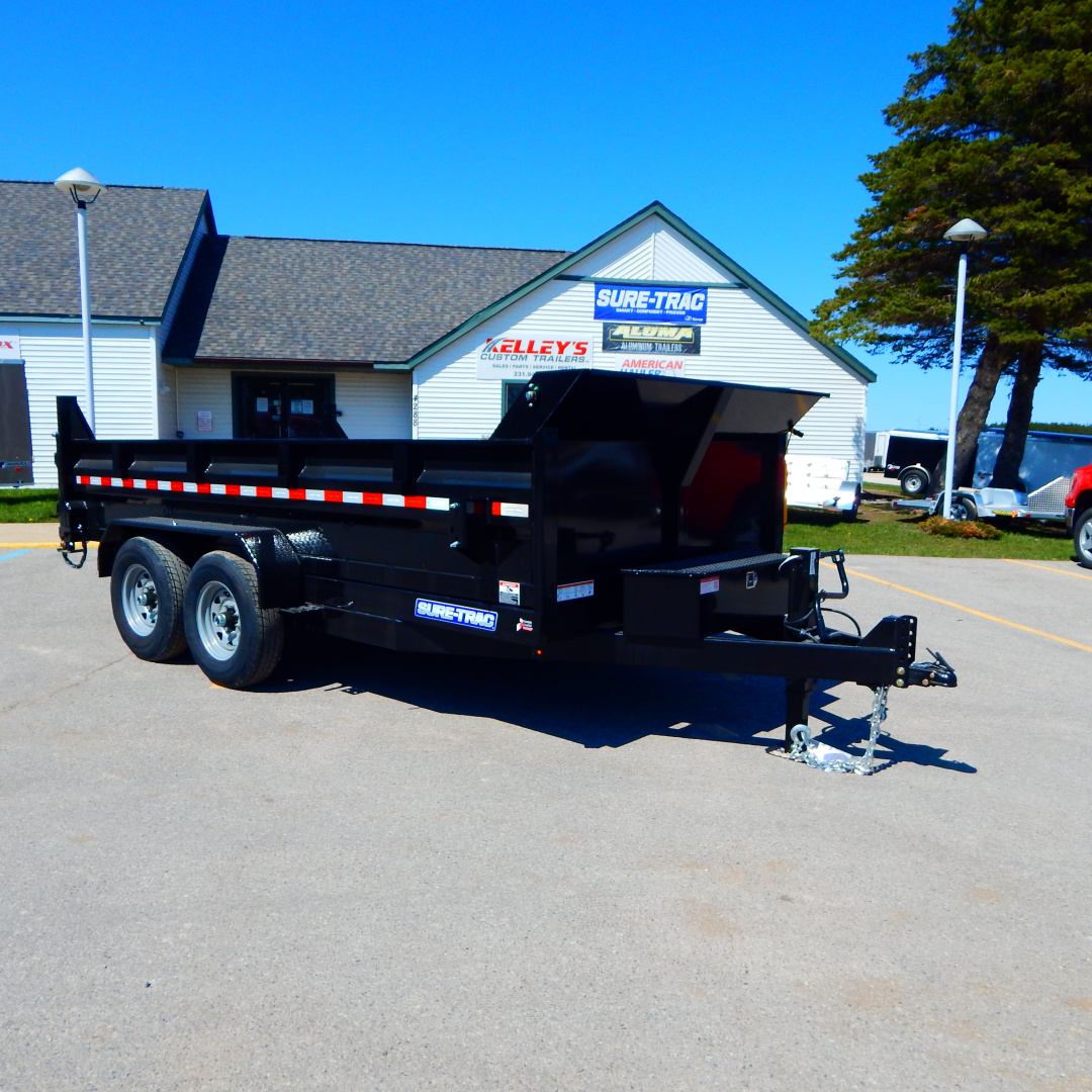 New 2026 Sure-Trac 7x14 14k Scissor Dump Trailer