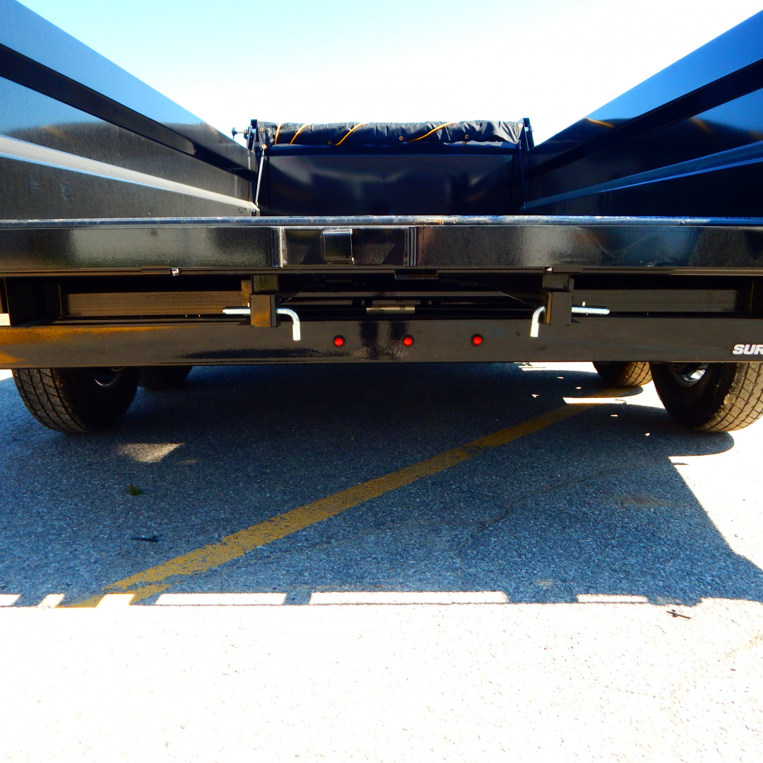 New 2026 Sure-Trac 7x14 14k Scissor Dump Trailer