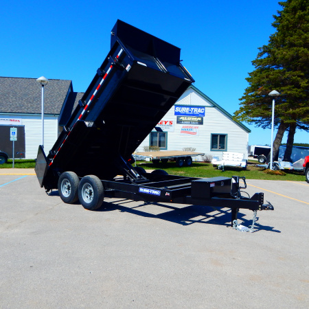 New 2026 Sure-Trac 7x14 14k Scissor Dump Trailer