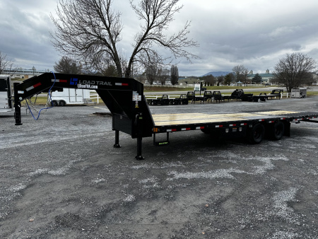 New 2026 Load Trail 30' Tandem Low-Pro Gooseneck w/Hyd. Dove Equipment Trailer
