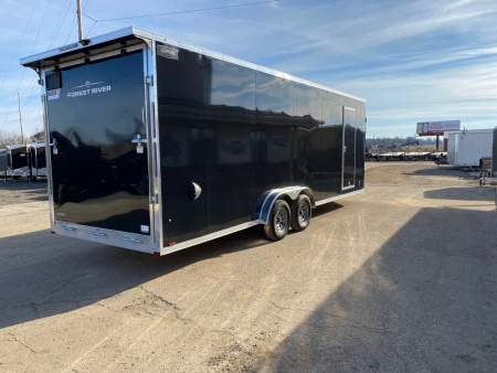 New 2026 Lightning Trailers 7.5x29 Aluminum 4-Place W/7FT Height Snowmobile Trailer