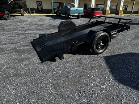 New 2026 Load Trail 12' Single Axle Scissor Hauler Equipment Trailer