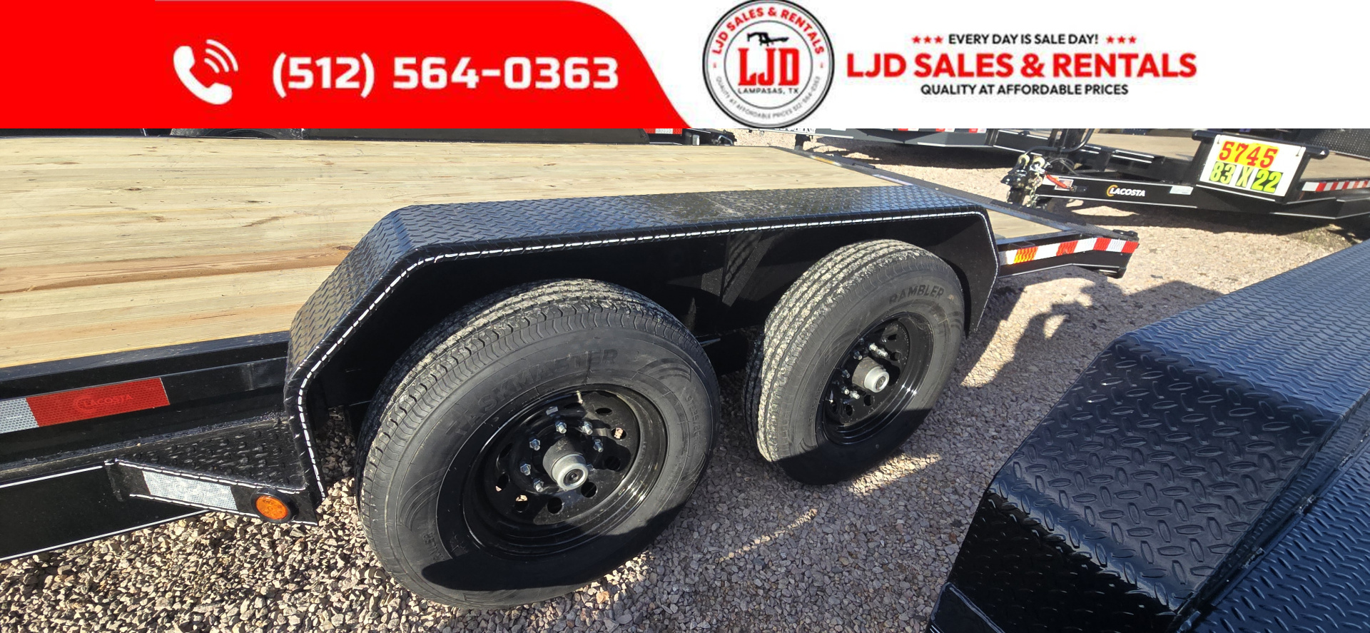 New 2026 Lacosta Trailers - 83" x 20' - Trailer Car Hauler