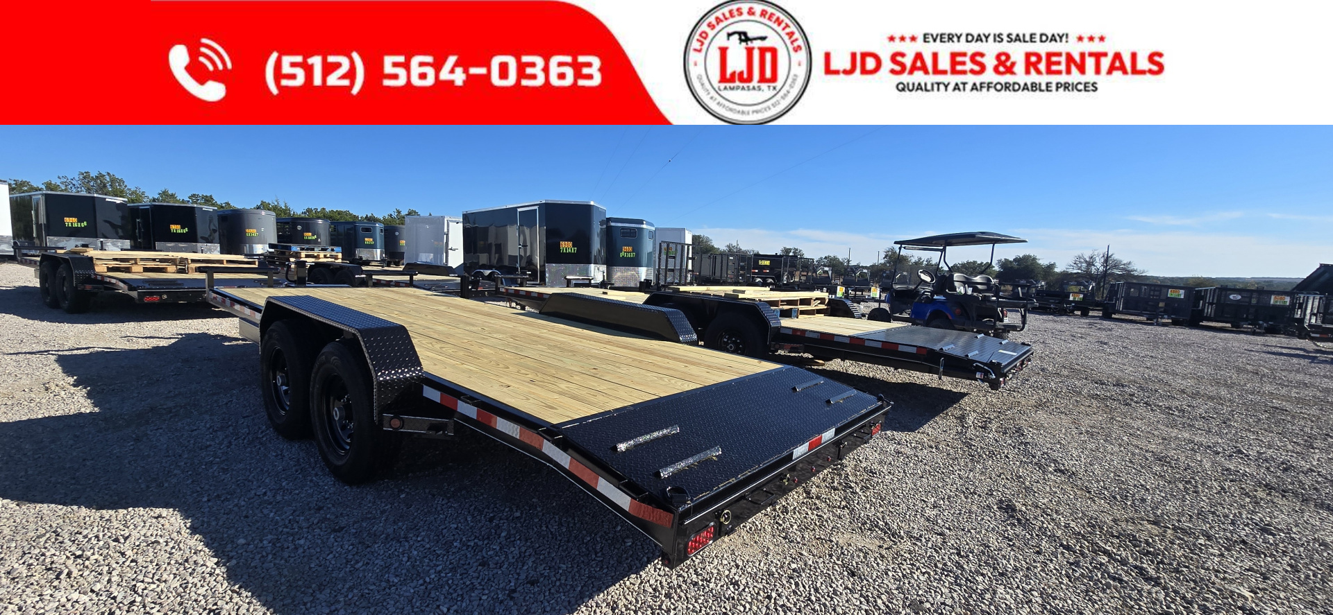 New 2026 Lacosta Trailers - 83" x 20' - Trailer Car Hauler