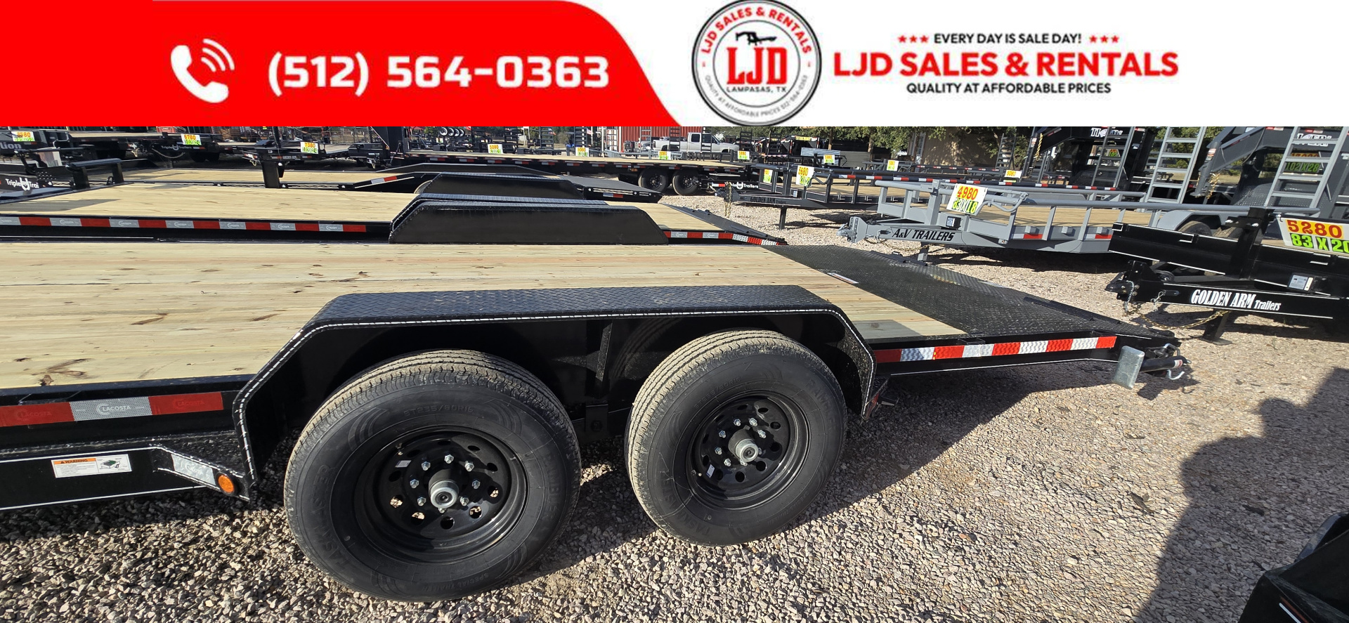 New 2026 Lacosta Trailers - 83" x 24' - Trailer Car Hauler