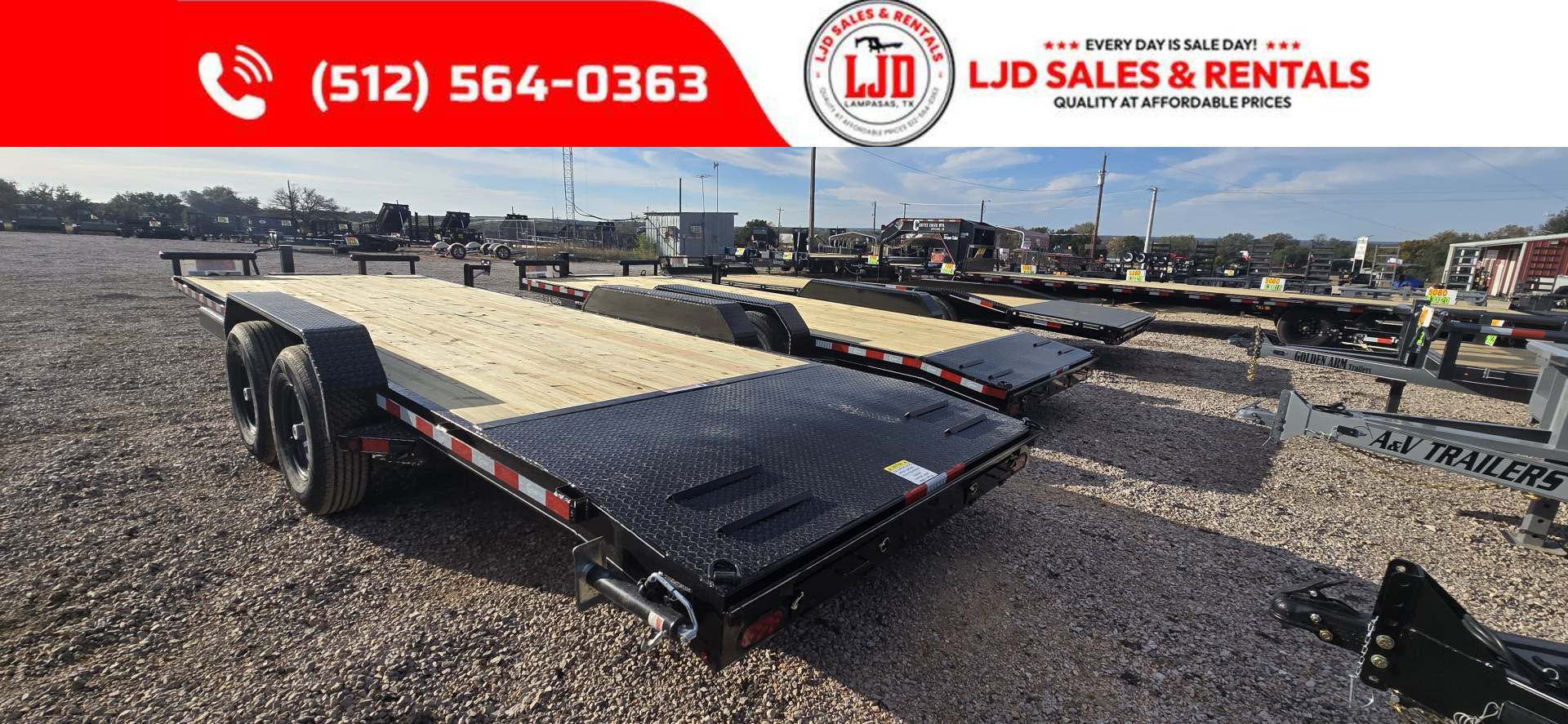 New 2026 Lacosta Trailers - 83" x 24' - Trailer Car Hauler
