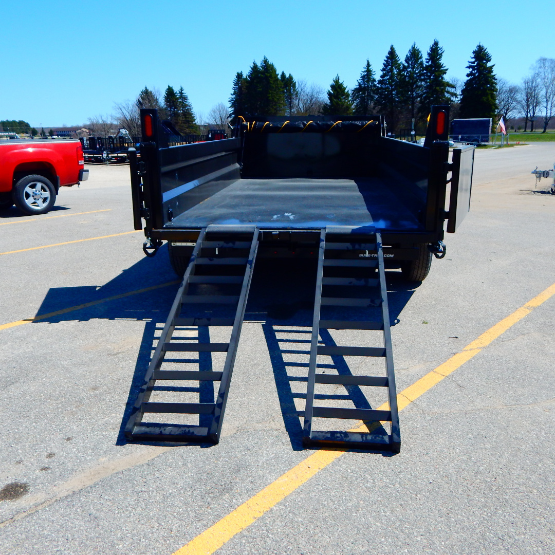New 2026 Sure-Trac 7x12 12k Telescopic Dump Trailer