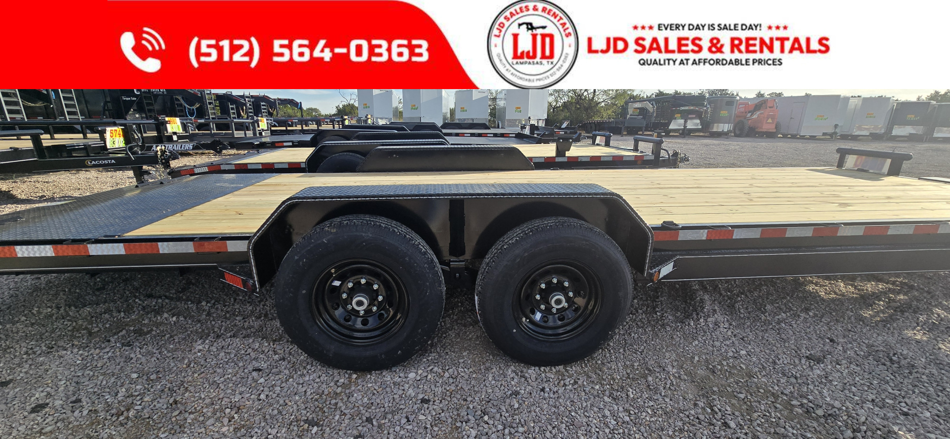 New 2026 Lacosta Trailers - 83" x 24' - Trailer Car Hauler