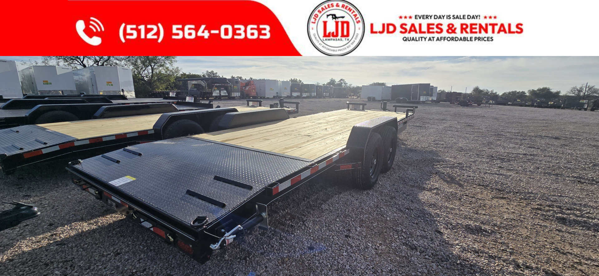 New 2026 Lacosta Trailers - 83" x 24' - Trailer Car Hauler