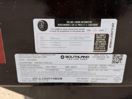 New 2026 Southland Trailers 7-14 Dump 7K Axles