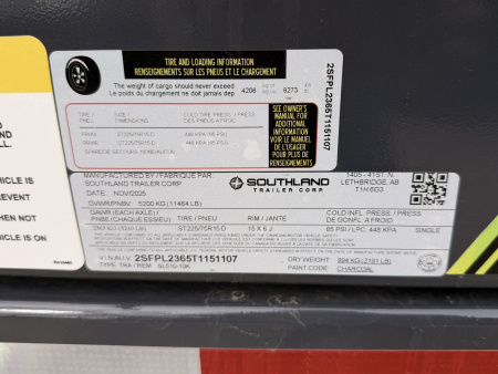 New 2026 Southland Trailers 5-10 Dump 5.2K Axles