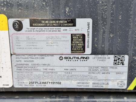 New 2026 Southland Trailers 5-10 Dump 5.2K Axles