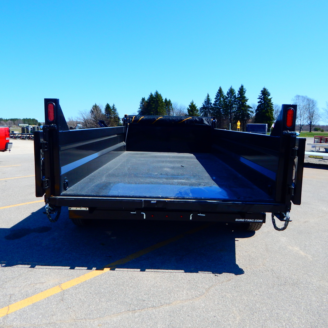 New 2026 Sure-Trac 7x12 14k Scissor Dump Trailer