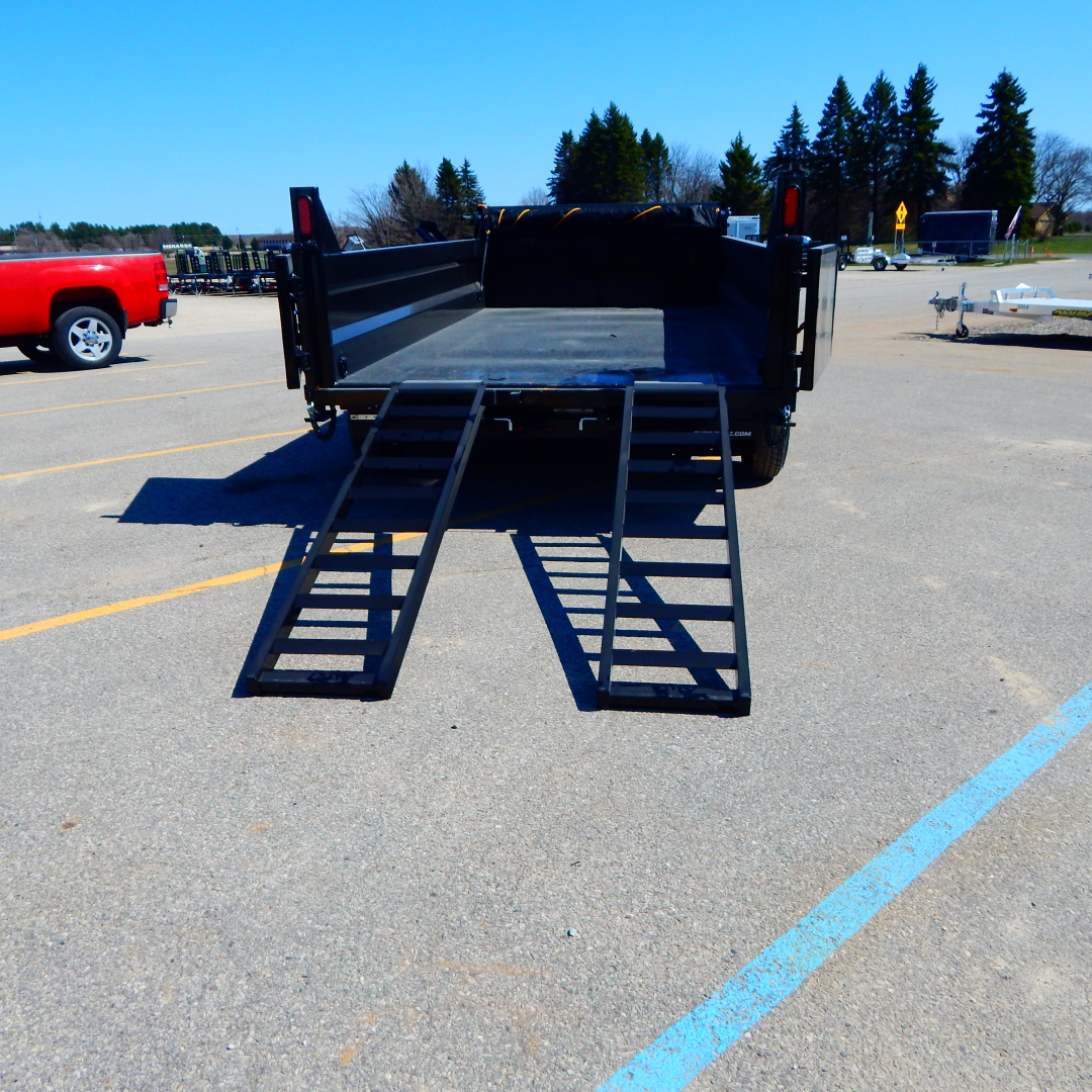 New 2026 Sure-Trac 7x12 14k Scissor Dump Trailer
