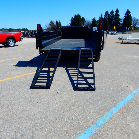 New 2026 Sure-Trac 7x12 14k Scissor Dump Trailer