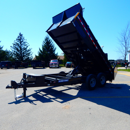 New 2026 Sure-Trac 7x12 14k Scissor Dump Trailer