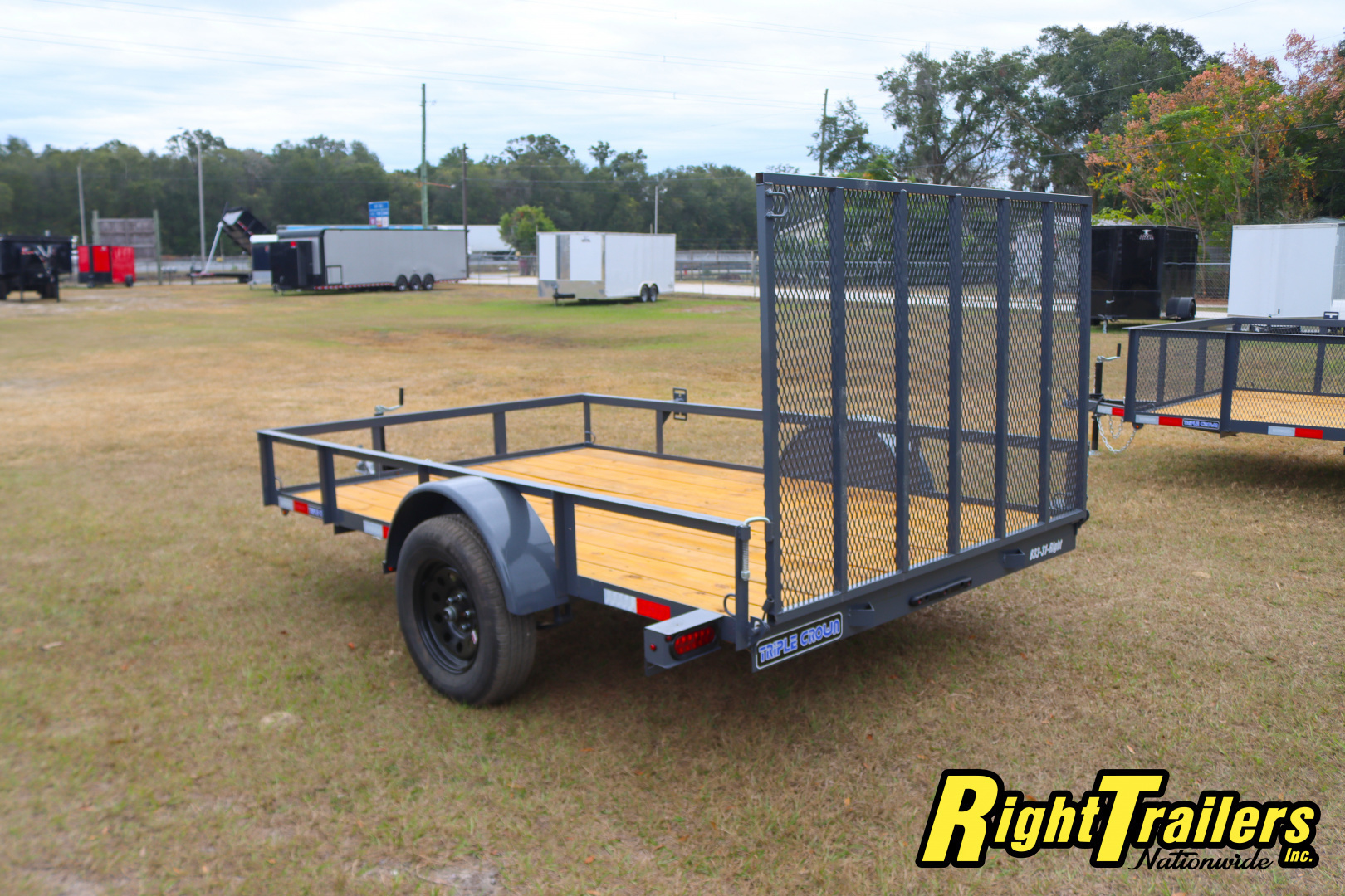 New 2026 6X10 Triple Crown Utility Trailer