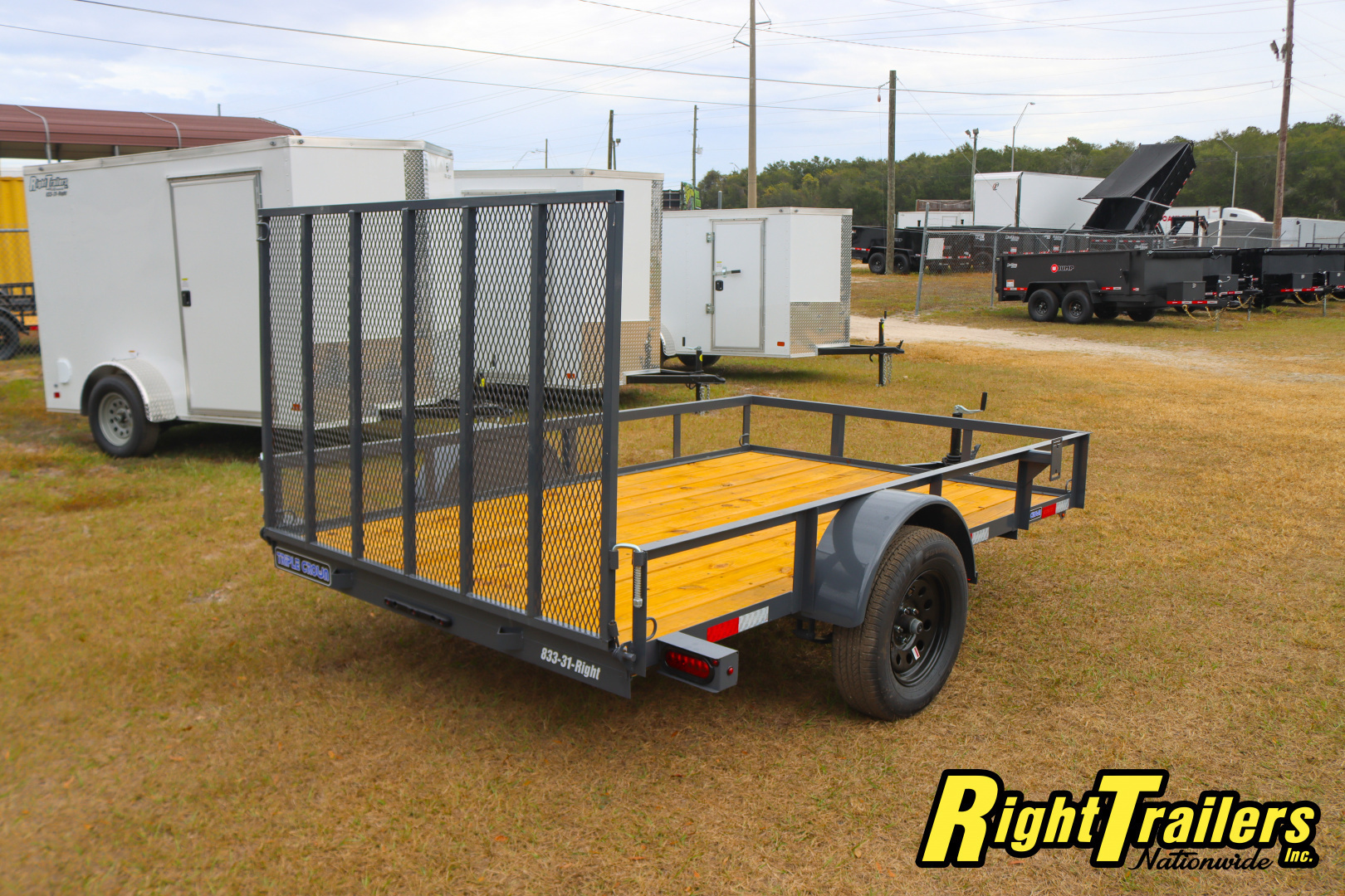 New 2026 6X10 Triple Crown Utility Trailer