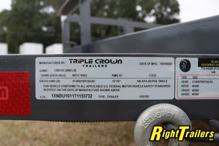 New 2026 6X10 Triple Crown Utility Trailer