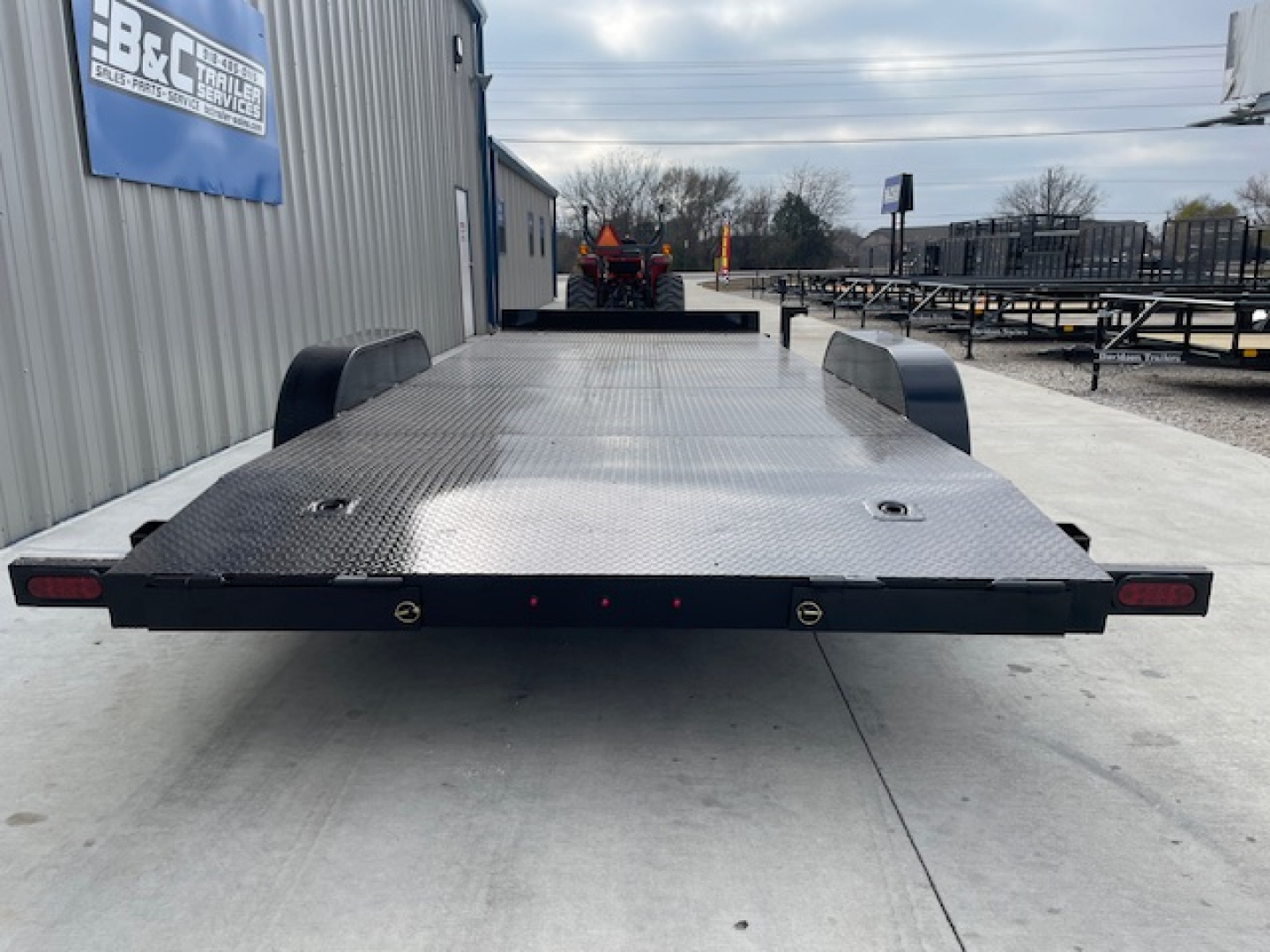 New 2026 DAVIDSON (18+2)20' STEEL FLOOR CAR HAULER,2) 3500lb AXLES, 1 BRAKE
