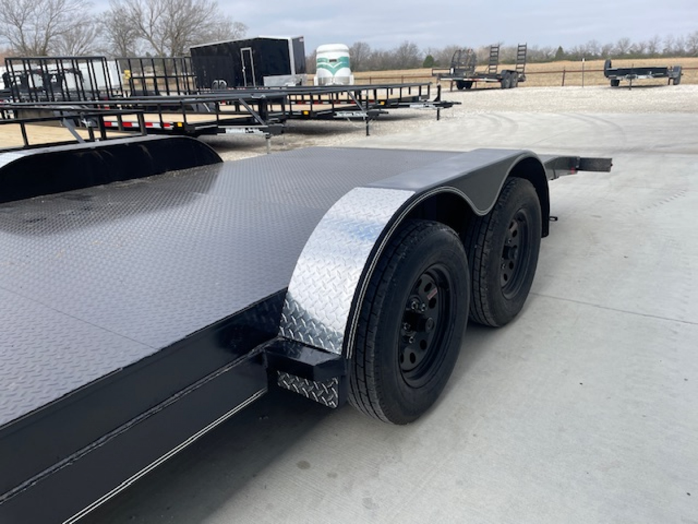 New 2026 DAVIDSON (18+2)20' STEEL FLOOR CAR HAULER,2) 3500lb AXLES, 1 BRAKE