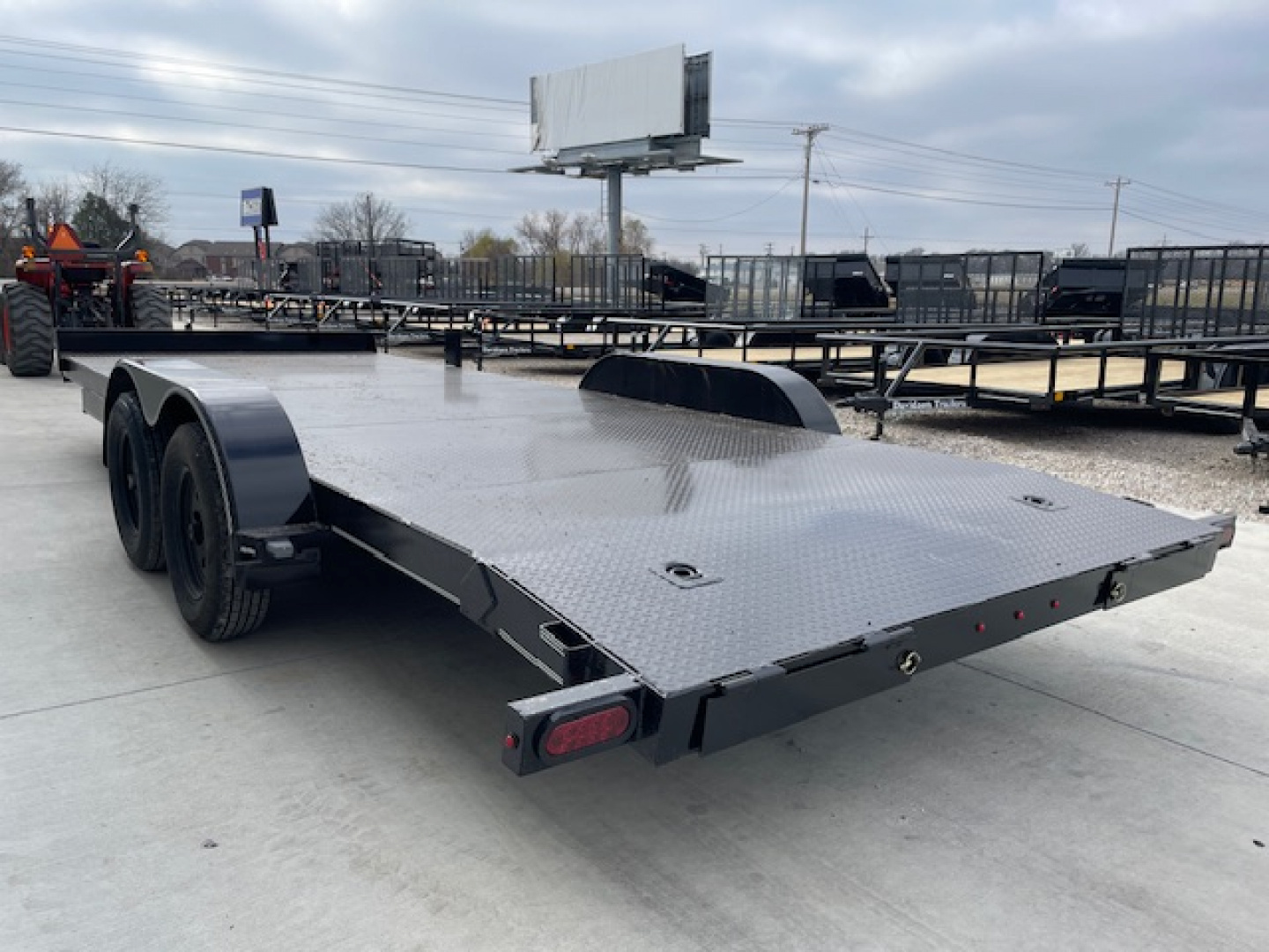 New 2026 DAVIDSON (18+2)20' STEEL FLOOR CAR HAULER,2) 3500lb AXLES, 1 BRAKE