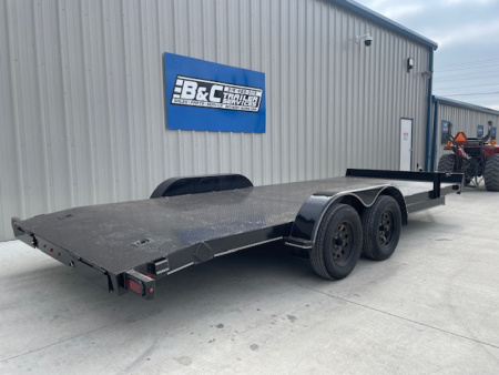 New 2026 DAVIDSON (18+2)20' STEEL FLOOR CAR HAULER,2) 3500lb AXLES, 1 BRAKE