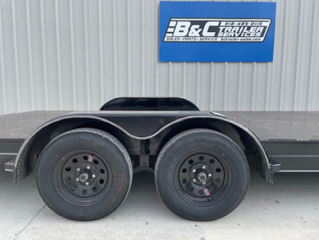 New 2026 DAVIDSON (18+2)20' STEEL FLOOR CAR HAULER,2) 3500lb AXLES, 1 BRAKE