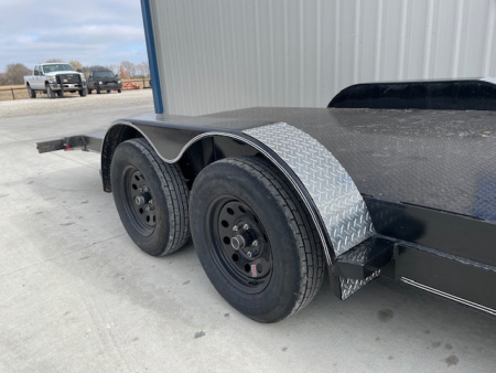 New 2026 DAVIDSON (18+2)20' STEEL FLOOR CAR HAULER,2) 3500lb AXLES, 1 BRAKE