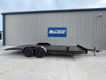 New 2026 DAVIDSON (18+2)20' STEEL FLOOR CAR HAULER,2) 3500lb AXLES, 1 BRAKE