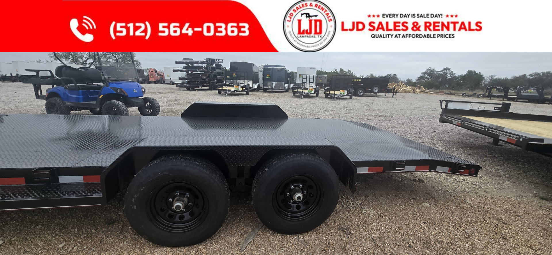 New 2026 Coffee Creek MFG 83" x 20' - 12K GVWR - Car Hauler